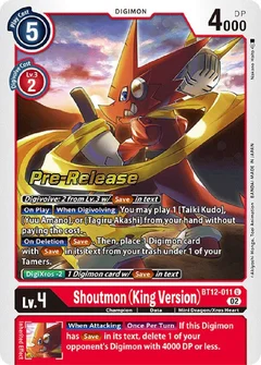 Shoutmon (King Version) BT12-011 U