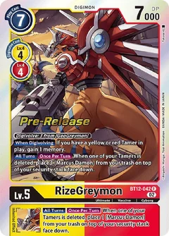 RizeGreymon BT12-042 R