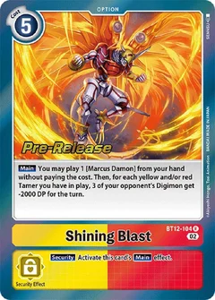 Shining Blast BT12-104 R