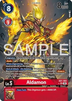 Aldamon (Alternate Art) AD1-002 SR