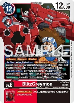 BlitzGreymon AD1-009 SR