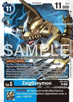 ZeigGreymon AD1-013 R