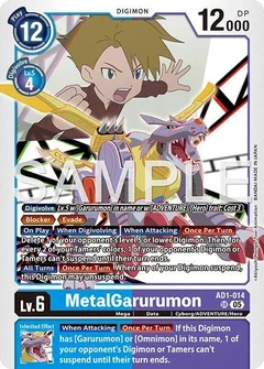 MetalGarurumon AD1-014 SR