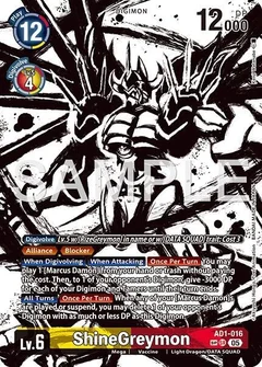 ShineGreymon - AD1-016 (SP) AD1-016 SR