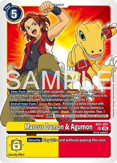 Marcus Damon & Agumon AD1-021 SR