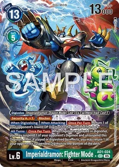 Imperialdramon: Fighter Mode - AD1-024 (Alternate Art) AD1-024 SEC