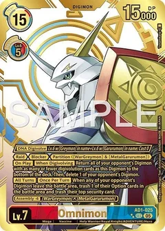 Omnimon - AD1-025 (Rare Pull) AD1-025 SEC