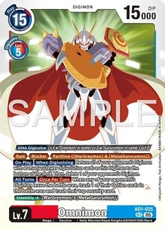 Omnimon - AD1-025 AD1-025 SEC