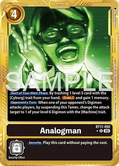 Analogman (Gold Border) BT11-092 R