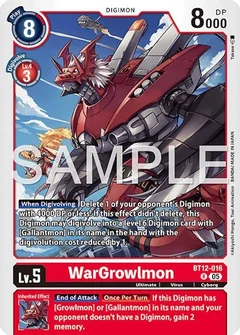 WarGrowlmon - BT12-016 (Reprint) BT12-016 R