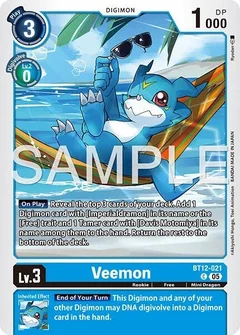 Veemon - BT12-021 (Reprint) BT12-021 C