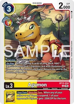 Agumon - BT12-034 (Reprint) BT12-034 C