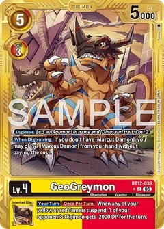 GeoGreymon - BT12-038 (Gold Border) BT12-038 C