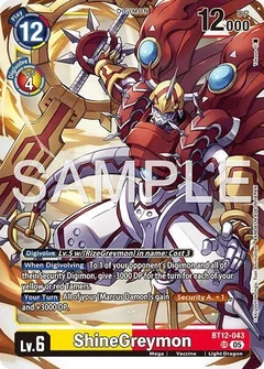ShineGreymon - BT12-043 (Reprint) BT12-043 SR