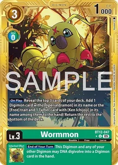 Wormmon - BT12-047 (Gold Border) BT12-047 U