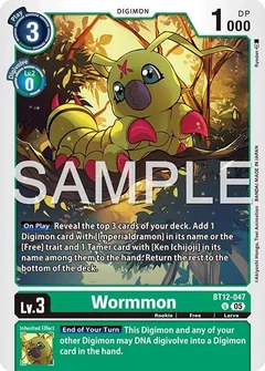 Wormmon - BT12-047 (Reprint) BT12-047 U