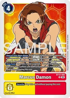 Marcus Damon - BT12-092 (Reprint) BT12-092 R