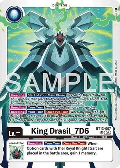 King Drasil_7D6 (Reprint) BT13-007 SR