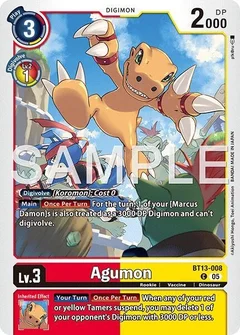 Agumon - BT13-008 (Reprint) BT13-008 C