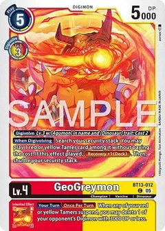 Geogreymon - BT13-012 (Reprint) BT13-012 C