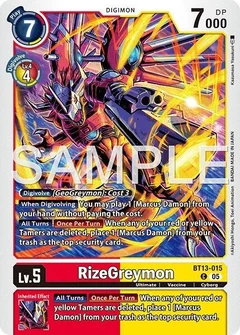 RizeGreymon - BT13-015 (Reprint) BT13-015 C