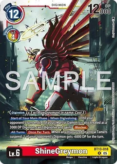 ShineGreymon - BT13-018 (Reprint) BT13-018 R