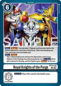 Royal Knights of the Purge (Reprint) BT13-110 R