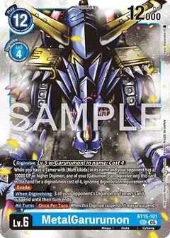 MetalGarurumon (Reprint) BT15-101 SEC