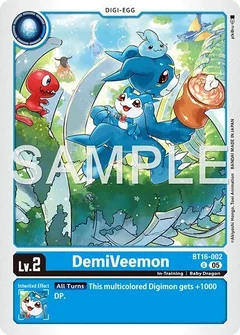 DemiVeemon - BT16-002 (Reprint) BT16-002 U