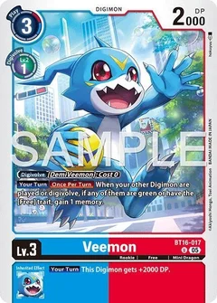 Veemon - BT16-017 (Reprint) BT16-017 U
