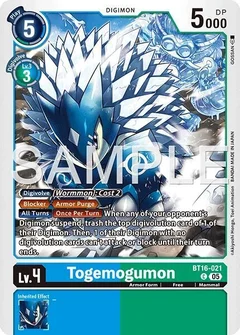 Togemogumon (Reprint) BT16-021 C