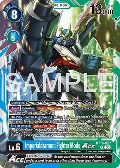 Imperialdramon: Fighter Mode ACE - BT16-027 (Reprint) BT16-027 R