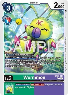 Wormmon - BT16-040 (Reprint) BT16-040 R