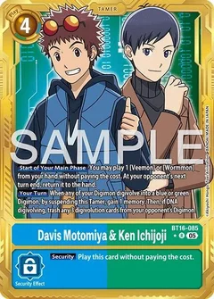 Davis Motomiya & Ken Ichijoji (Gold Border) BT16-085 R