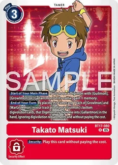 Takato Matsuki - BT17-080 (Reprint) BT17-080 R