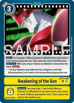 Awakening of the Sun (Reprint) BT17-099 U