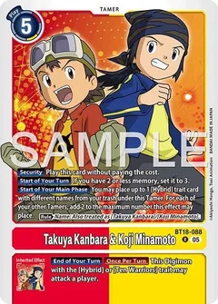 Takuya Kanbara & Koji Minamoto (Reprint) BT18-088 R