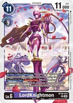 LordKnightmon - BT19-072 (Reprint) BT19-072 R