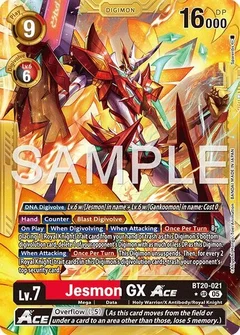 Jesmon GX ACE (Gold Border) BT20-021 SR