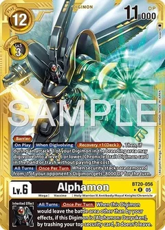Alphamon (Gold Border) BT20-056 R