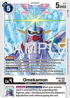 Omekamon - BT20-083 (Reprint) BT20-083 R