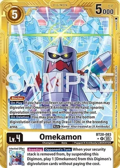 Omekamon - BT20-083 (Gold Border) BT20-083 R