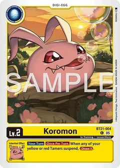 Koromon - BT21-004 (Reprint) BT21-004 C