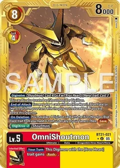 OmniShoutmon (Gold Border) BT21-021 U