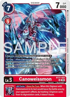 Canoweissmon (Reprint) BT21-022 U