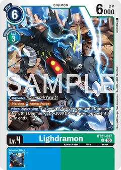 Lighdramon (Reprint) BT21-037 U