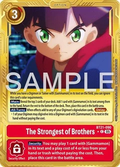 The Strongest of Brothers (Gold Border) BT21-090 C