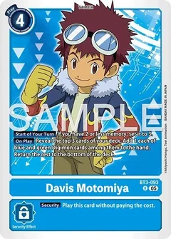 Davis Motomiya (Reprint) BT3-093 R