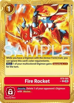 Fire Rocket (Gold Border) BT8-095 C