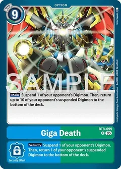 Giga Death (Reprint) BT8-099 R